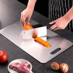 Double-Sided Titanium Cutting Board with Moisture-Resistant Surface and Portable Design All Vera Mart