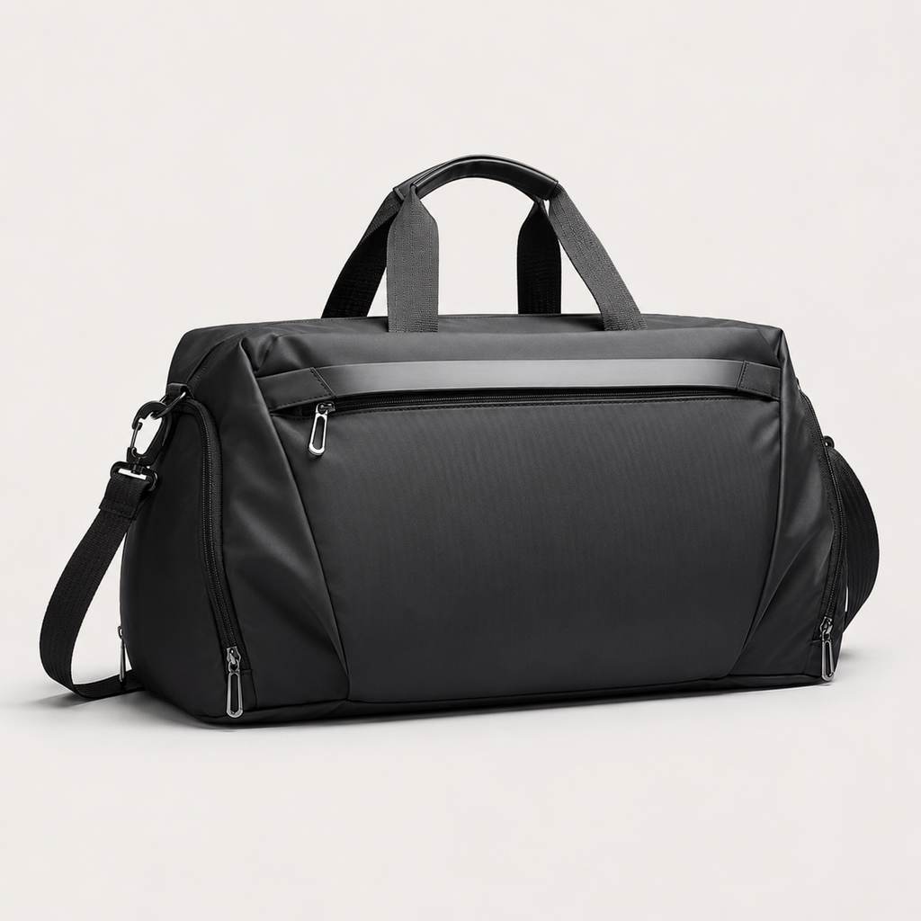 Gym Duffel Bag with Ventilated Shoe Compartment and Wet Dry Divider All Vera Mart