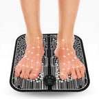 Foot Massage Mat with Adjustable Heat and Multiple Pulse Modes All Vera Mart