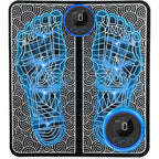 Foot Massage Mat with Adjustable Heat and Multiple Pulse Modes All Vera Mart