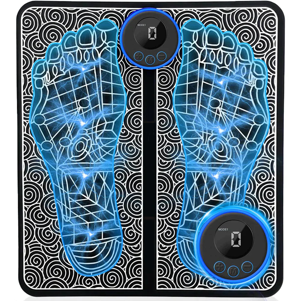 Foot Massage Mat with Adjustable Heat and Multiple Pulse Modes All Vera Mart