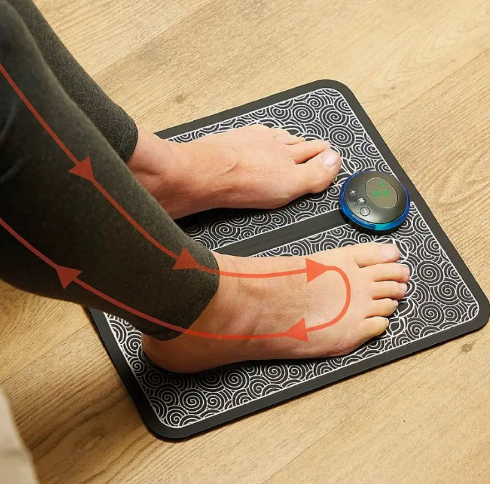Foot Massage Mat with Adjustable Heat and Multiple Pulse Modes All Vera Mart