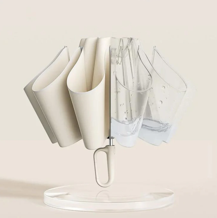 Automatic Folding Umbrella with Reflective Trim and Flexible Frame All Vera Mart