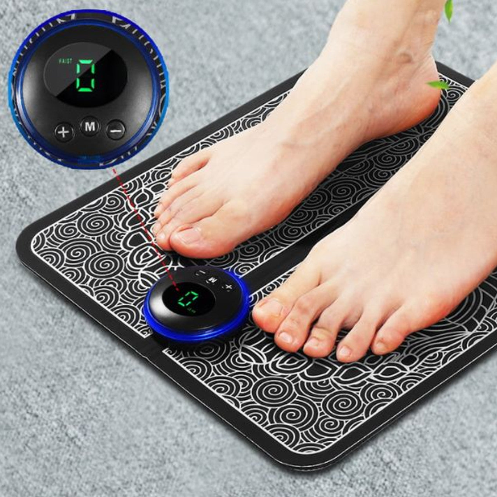 Foot Massage Mat with Adjustable Heat and Multiple Pulse Modes All Vera Mart