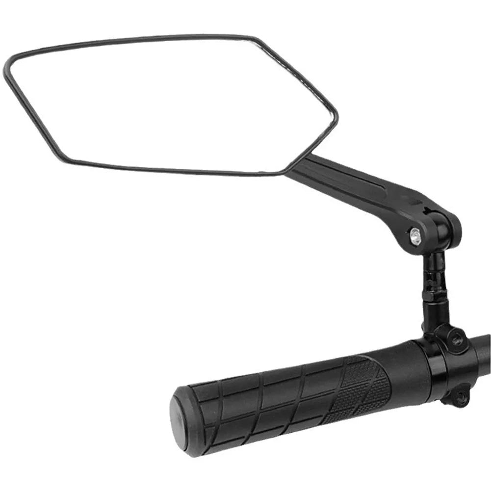 Handlebar Mirrors with 360-Degree Rotation and Foldable Design for Bikes and Scooters All Vera Mart