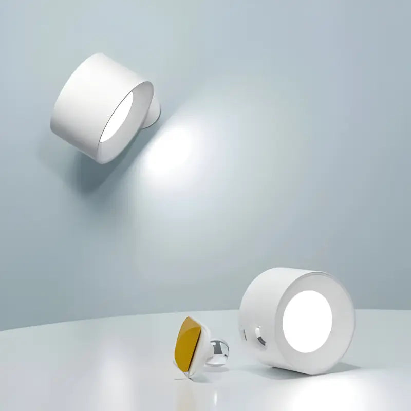 Rechargeable Wall Lamp with Magnetic 360° Swivel and Touch Dimmer, USB-C Charging All Vera Mart