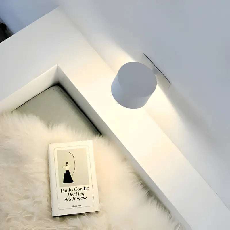Rechargeable Wall Lamp with Magnetic 360° Swivel and Touch Dimmer, USB-C Charging All Vera Mart