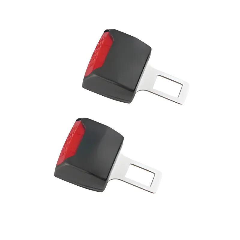 Seat Belt Extender with Reinforced Metal Tongue and Compact Portable Design, Set of 2 All Vera Mart