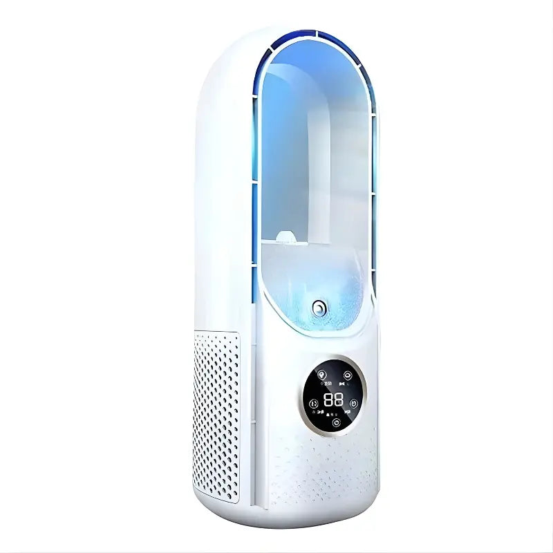 Portable Bladeless Air Cooler with Quiet Operation and Multiple Fan Speeds, Compact Design All Vera Mart