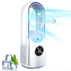 Portable Bladeless Air Cooler with Quiet Operation and Multiple Fan Speeds, Compact Design All Vera Mart
