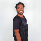 Weighted Vest with Removable Iron Sand Pouches and Padded Shoulders, Up to 110 lb All Vera Mart