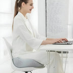 Memory Foam Seat Cushion with Repositionable Inserts and Breathable Cover, Non-Slip Base All Vera Mart