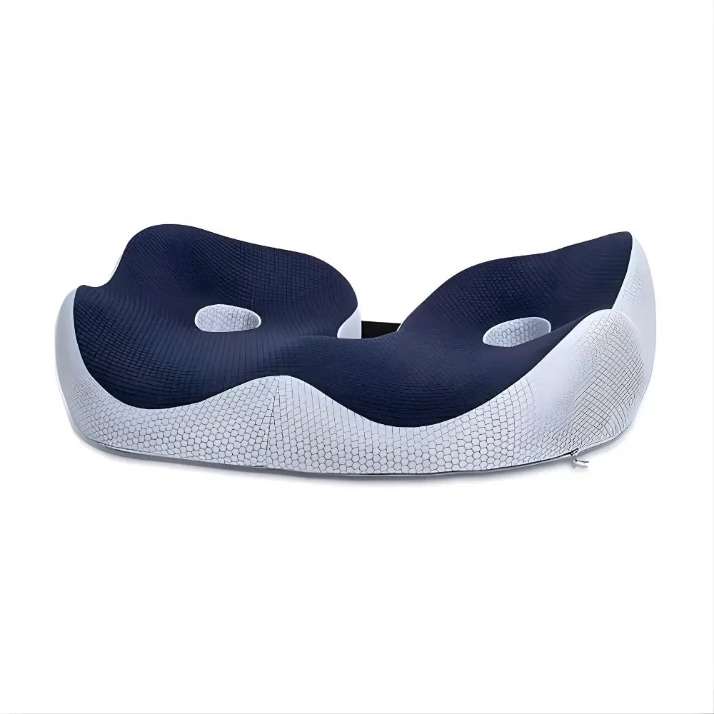 Memory Foam Seat Cushion with Repositionable Inserts and Breathable Cover, Non-Slip Base All Vera Mart