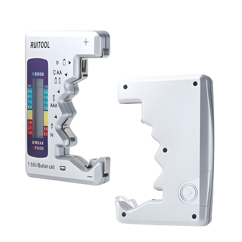 Digital Battery Tester for AA, AAA, C, D and 9V with Voltage Display All Vera Mart
