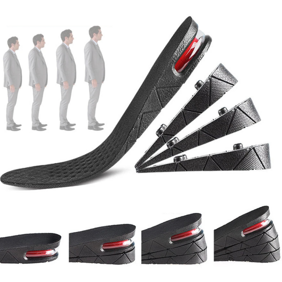 Adjustable Shoe Lifts with Shock Absorbing Base and Air Circulation, 1.2-3.5 Inches All Vera Mart