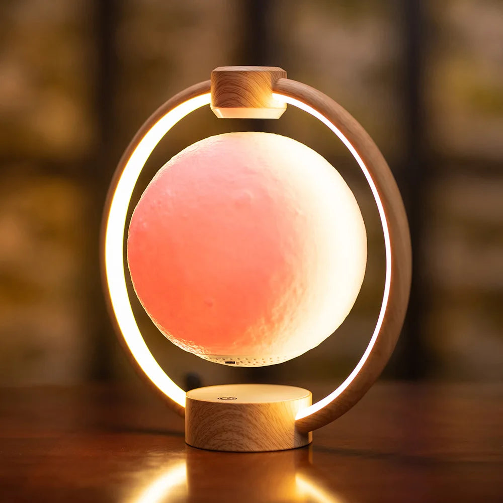 Magnetic Levitating Moon Lamp with Remote Control and LED Color Lighting All Vera Mart