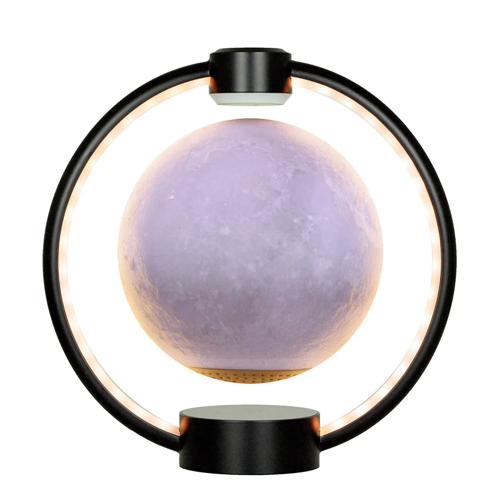 Magnetic Levitating Moon Lamp with Remote Control and LED Color Lighting All Vera Mart