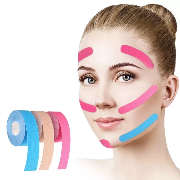 Face and Neck Lift Tape with Breathable Adhesive and Wrinkle Reduction All Vera Mart