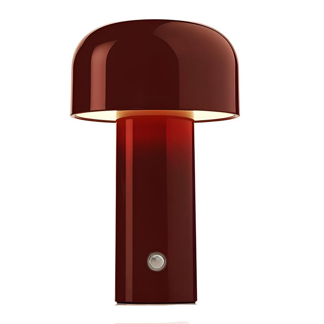 Cordless Mushroom Lamp with Rechargeable Battery and LED Light for Indoor Outdoor Use All Vera Mart