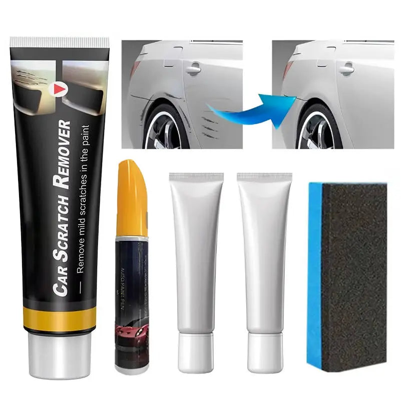 Car Scratch Repair Kit with Ergonomic Applicator and Protective Wax Finish for Clear Coat All Vera Mart
