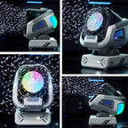 Automatic Bubble Machine with 150 Degree Rotation and RGB Lighting, 30000 Bubbles Per Minute All Vera Mart