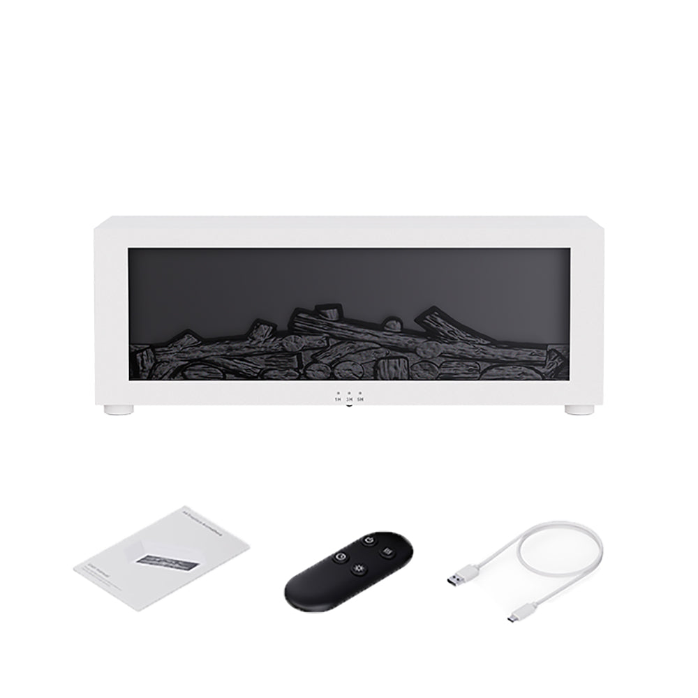 Ultrasonic Mist Diffuser with Flame Light Effect and Remote Control All Vera Mart