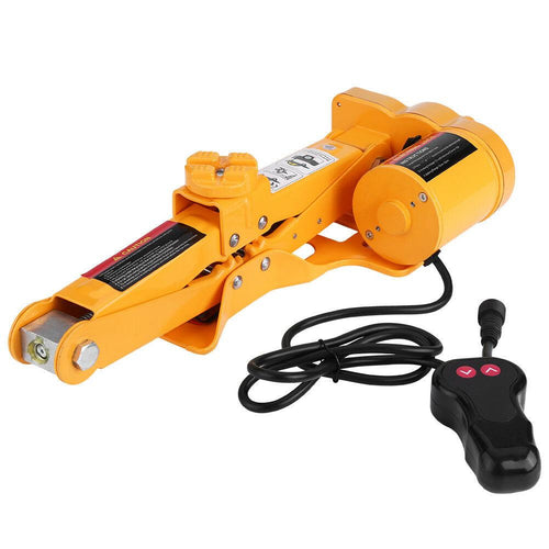 12V Electric Scissor Jack with Button Controller and Manual Crank, 4409 Pound Capacity All Vera Mart