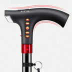 Adjustable Walking Stick with LED Flashlight and Built-in Radio, Emergency Signal All Vera Mart