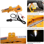 12V Electric Scissor Jack with Button Controller and Manual Crank, 4409 Pound Capacity All Vera Mart