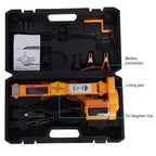 12V Electric Scissor Jack with Button Controller and Manual Crank, 4409 Pound Capacity All Vera Mart