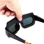 Auto Darkening Welding Goggles with Solar Power and UV Protection All Vera Mart