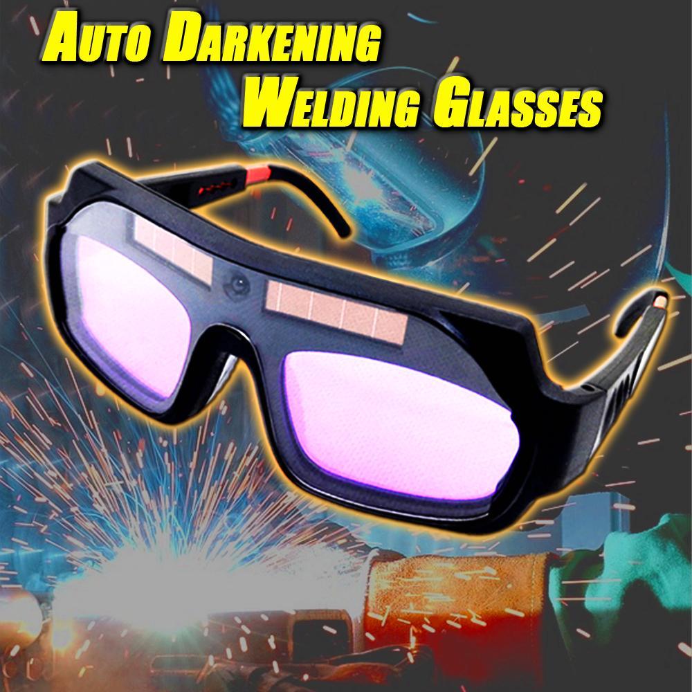Auto Darkening Welding Goggles with Solar Power and UV Protection All Vera Mart