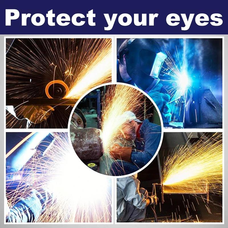 Auto Darkening Welding Goggles with Solar Power and UV Protection All Vera Mart