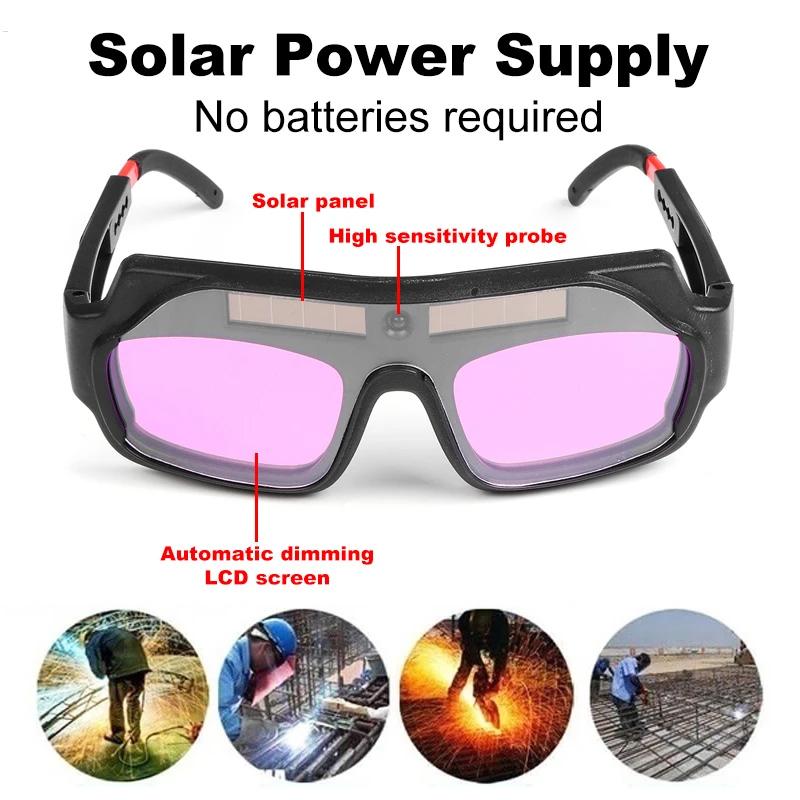 Auto Darkening Welding Goggles with Solar Power and UV Protection All Vera Mart