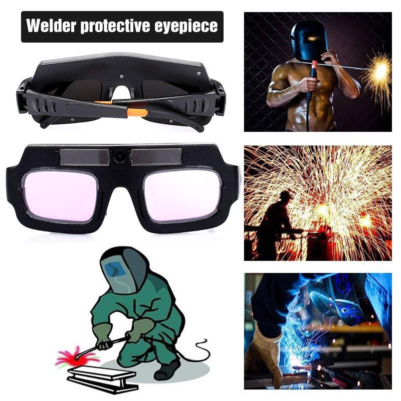 Auto Darkening Welding Goggles with Solar Power and UV Protection All Vera Mart
