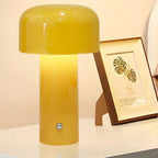 Cordless Mushroom Lamp with Rechargeable Battery and LED Light for Indoor Outdoor Use All Vera Mart