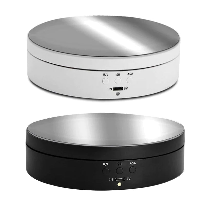 Motorized Product Turntable with Adjustable Speed and Angle Settings for Video All Vera Mart