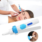 Electric Ear Cleaner with Gentle Suction and Flexible Silicone Tips, Cordless Battery Powered All Vera Mart