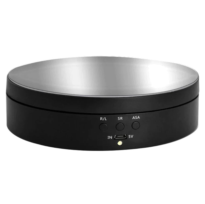 Motorized Product Turntable with Adjustable Speed and Angle Settings for Video All Vera Mart