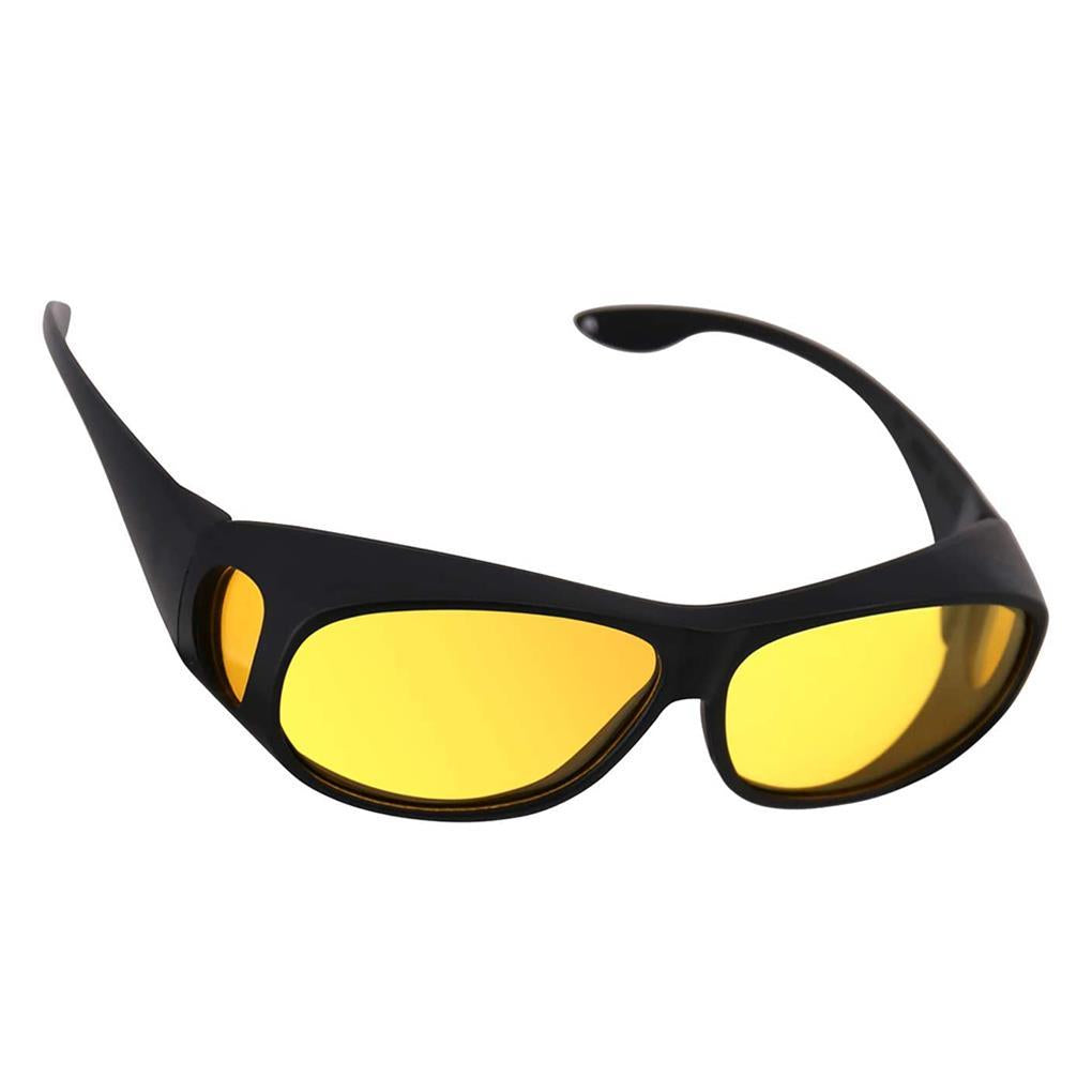 Yellow Polarized Driving Glasses with UV400 Protection and Wraparound Design All Vera Mart