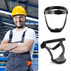 Full Face Shield with Anti-Fog Polycarbonate Visor and Adjustable Headband All Vera Mart