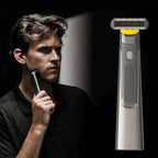 Electric Precision Razor with Double Sided Blades and Built In LED Light All Vera Mart