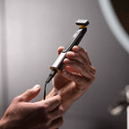Electric Precision Razor with Double Sided Blades and Built In LED Light All Vera Mart