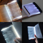 Book Light with Slim Flat Panel and Adjustable Color Temperature, Rechargeable USB-C All Vera Mart