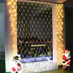 Net Mesh String Lights with Copper Wire and LED Bulbs for Outdoor Patios All Vera Mart