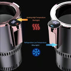 Thermoelectric Car Cup Holder with Dual Temperature Control and LED Display All Vera Mart