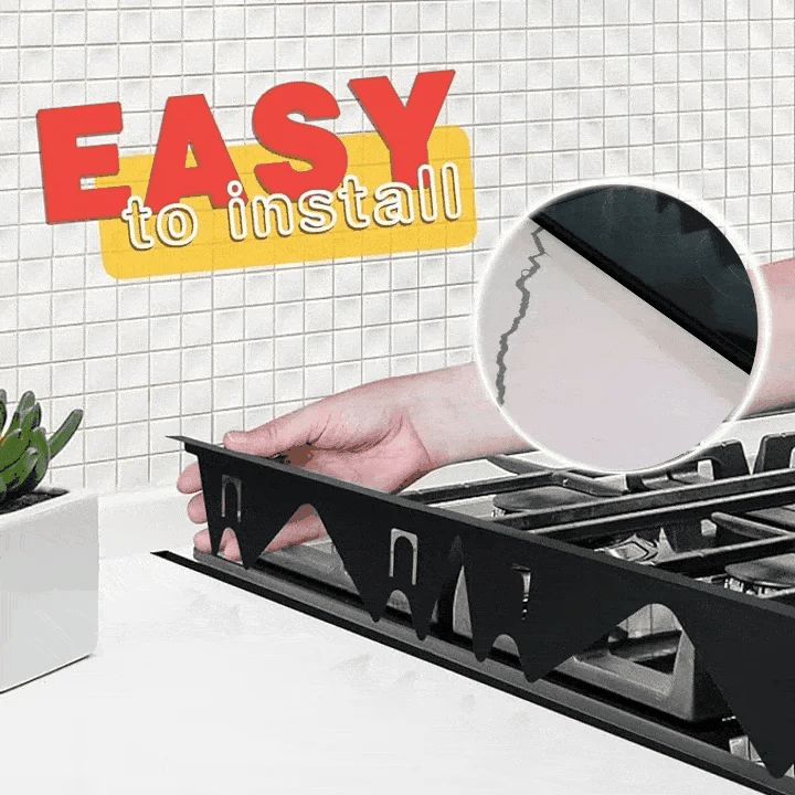 Telescoping Stove Gap Filler with Silicone Grips and Heat Resistant Design, 13.8-27.5in All Vera Mart