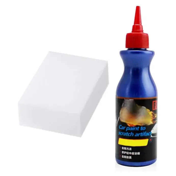 Car Scratch Remover with Micro-Abrasive Compound and Foam Applicator, 100 mL All Vera Mart