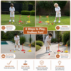 Adjustable Kids Golf Set with Practice Flags and Balls for Backyard Training All Vera Mart