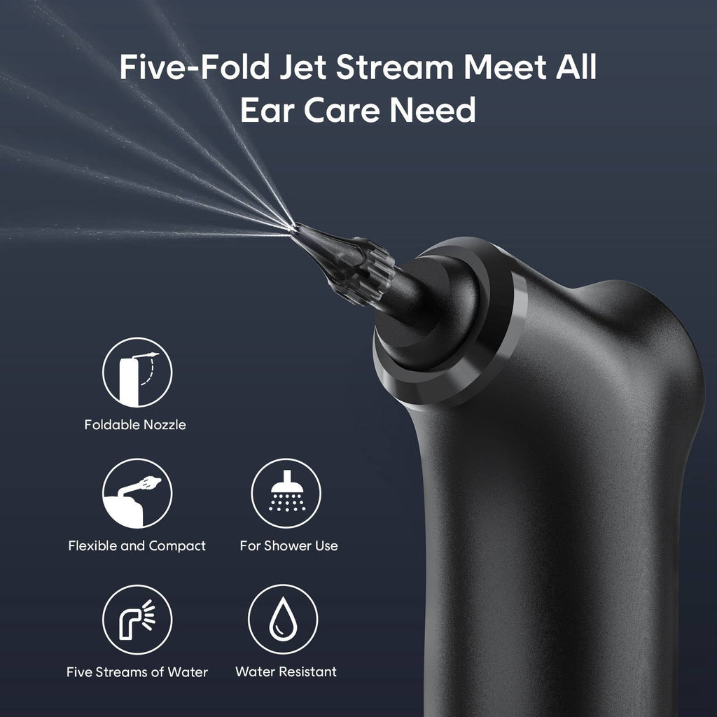 Electric Ear Irrigation System with Five Stream Jets and Temperature Control, Four Pressure Modes All Vera Mart